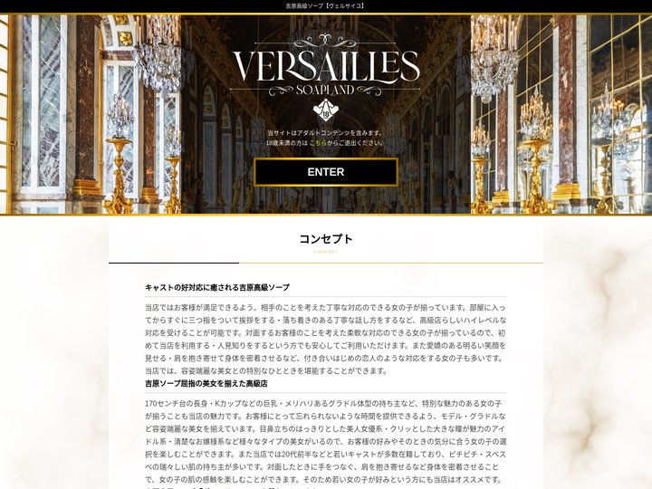 吉原高級ソープ【ヴェルサイユ】