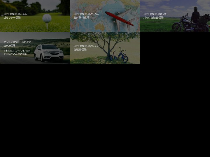 ネットで保険の申し込みができる保険商品のサイト