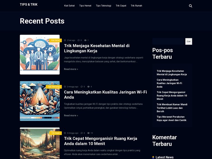 Tips & Trik » Sederhana, Cepat dan Cerdas