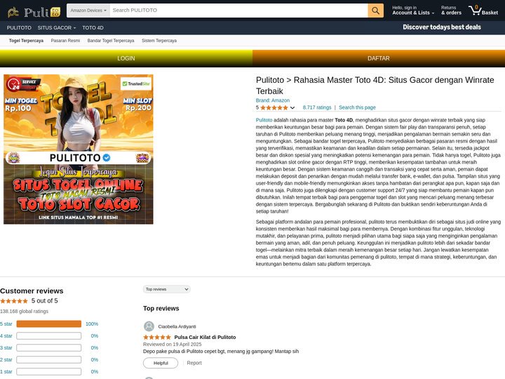 Pulitoto > Rahasia Master Toto 4D: Situs Gacor dengan Winrat