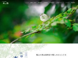 小谷流温泉 森の湯