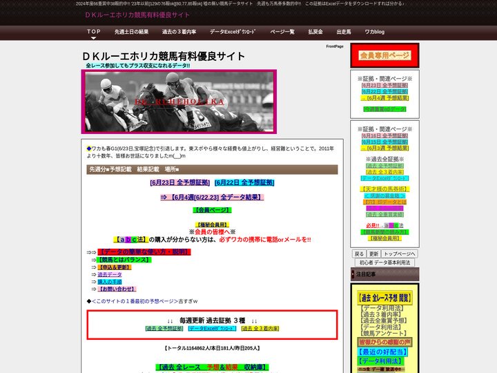 ＤＫルーエホリカ競馬有料優良サイト