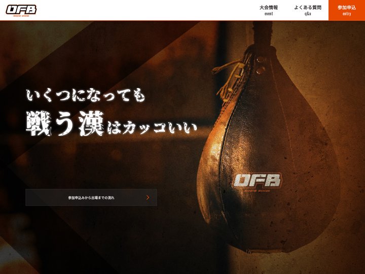 ザ・おやじファイト  |  30歳以上のオヤジのためのボクシングスパーリング大会