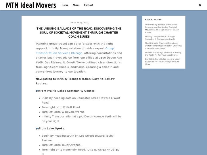 MTN Ideal Movers » Comprehensive Moving News