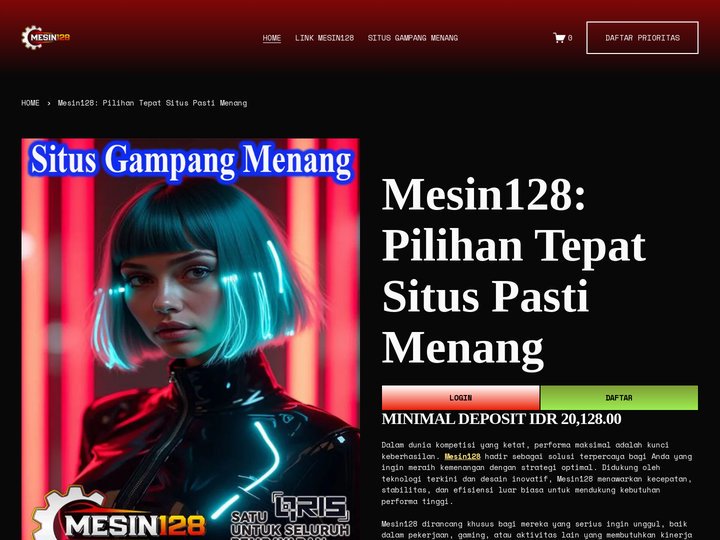 Mesin128: Pilihan Tepat Situs Pasti Menang