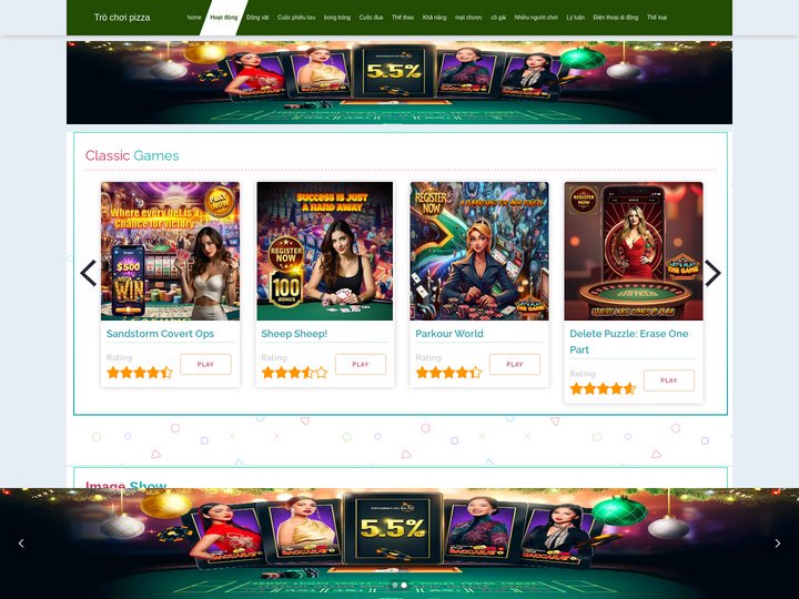 Trò chơi - Casino Phú Quốc 1550 trò chơi trực tuyến miễn phí