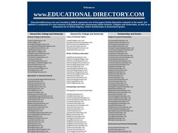 Educational Directory . com