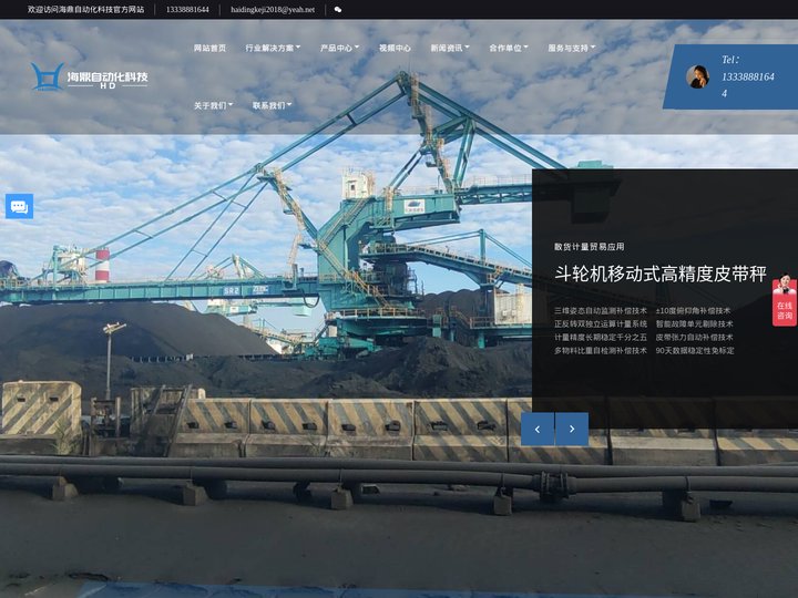 海鼎自动化科技-组阵式皮带秤_阵列式皮带秤_0.2级皮带秤_斗轮机皮带秤_料斗定量装车