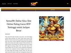 Semar99: Daftar Situs Slot Online Paling Gacor RTP Tertinggi