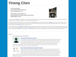 Yineng Chen 陈毅能