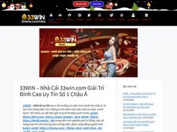 33WIN - Nhà Cái Uy Tín - Link Truy Cập Trang Chủ 33WIN.COM
