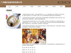广州桑尼信息科技有限公司-官网