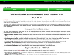 JalaLive - Nikmati Pertandingan Bola Favorit dengan Kualitas
