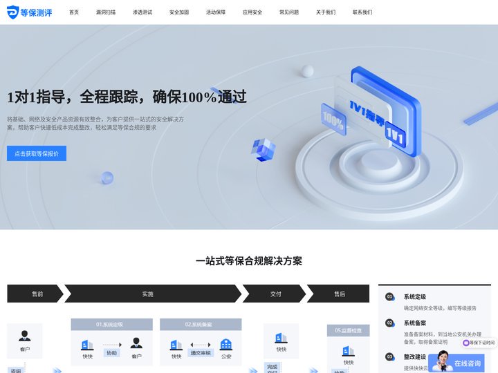 等保测评机构-专业等保二级、三级测评服务商-等保测评公司