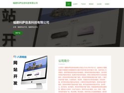 福建科萨信息科技有限公司_福建网站开发_福建网站优化