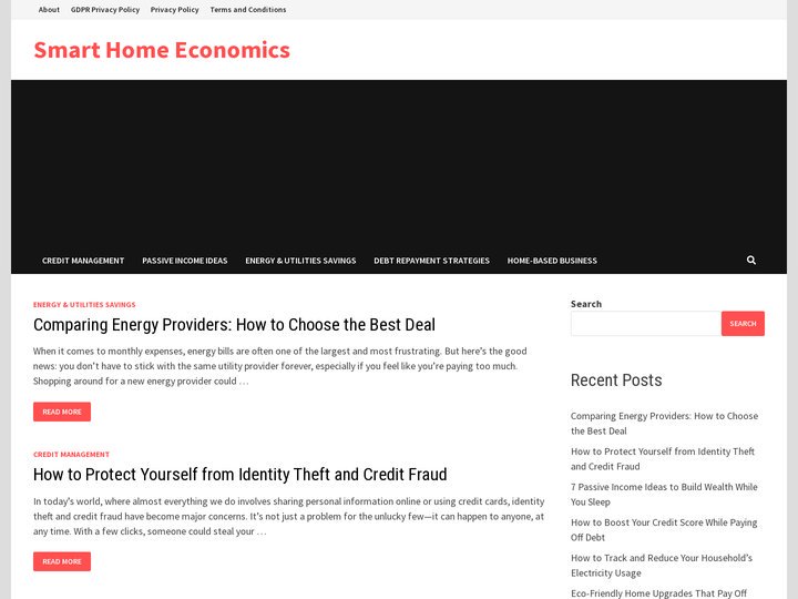 Smart Home Economics