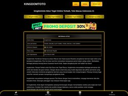 kingdomtoto 🎲 Bandar Togel Macau dengan Live Draw Real-Time