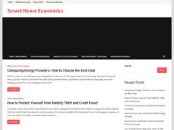 Smart Home Economics