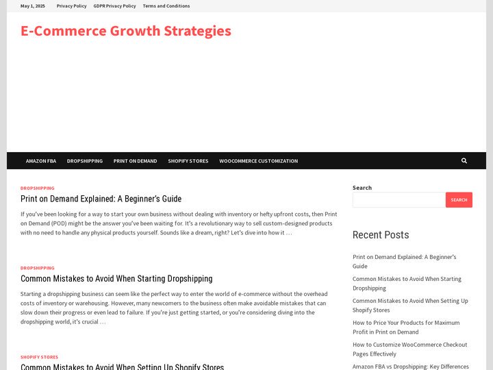 E-Commerce Growth Strategies