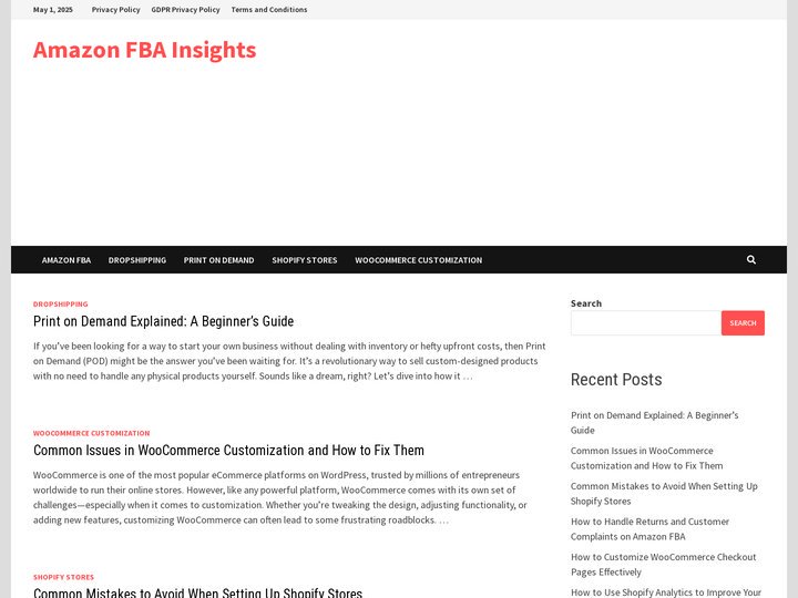 Amazon FBA Insights