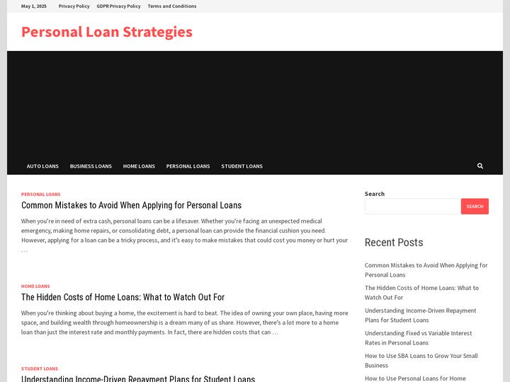 Personal Loan Strategies