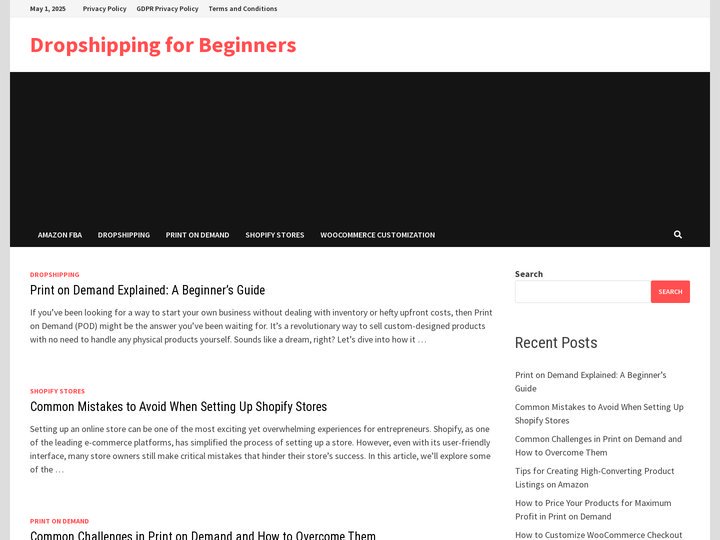 Dropshipping for Beginners