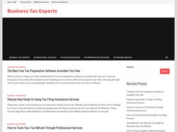 Business Tax Experts