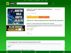 JalaLive TV - Siaran Langsung Timnas Indonesia dan Liga Duni