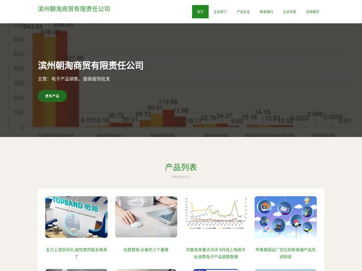 电子产品销售|服装服饰批发|滨州朝淘商贸有限责任公司