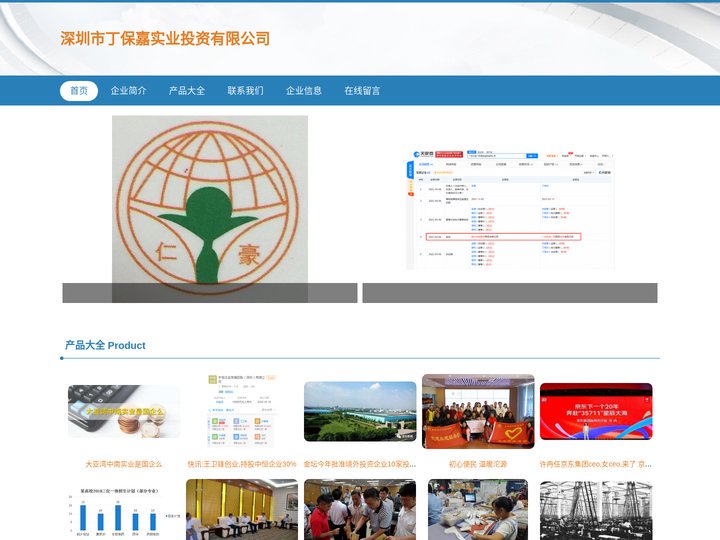 深圳市丁保嘉实业投资有限公司