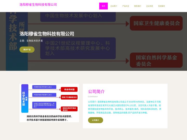 洛阳穆雀生物科技有限公司