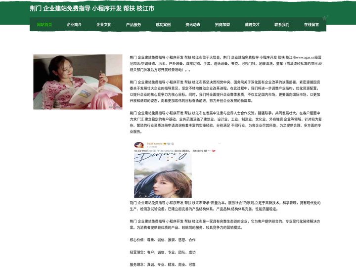 荆门 企业建站免费指导 小程序开发 帮扶 枝江市