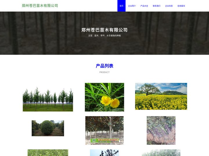 苗木-草坪-水生植物的种植-郑州苍巴苗木有限公司