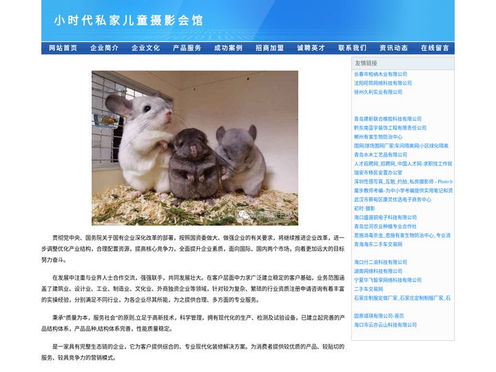 小时代私家儿童摄影会馆