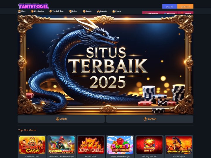 Tantetogel : Game Online Bertema Angka dan Strategi Seru - T