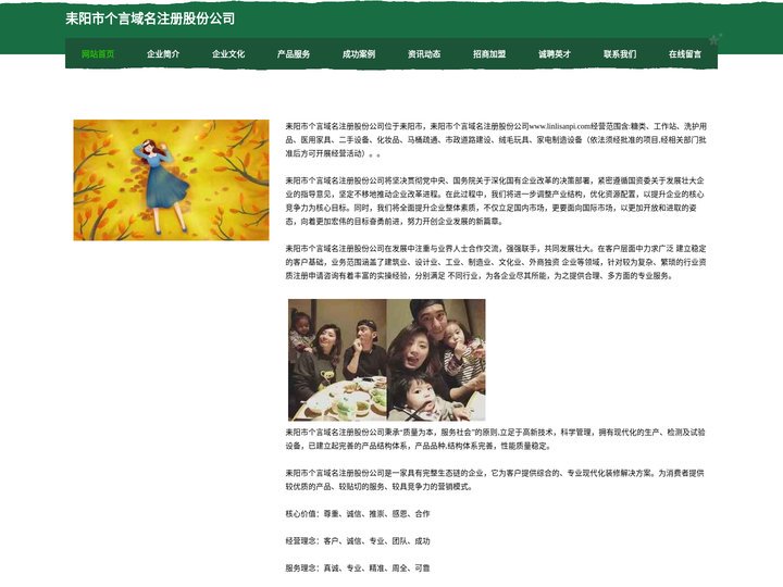耒阳市个言域名注册股份公司-官网