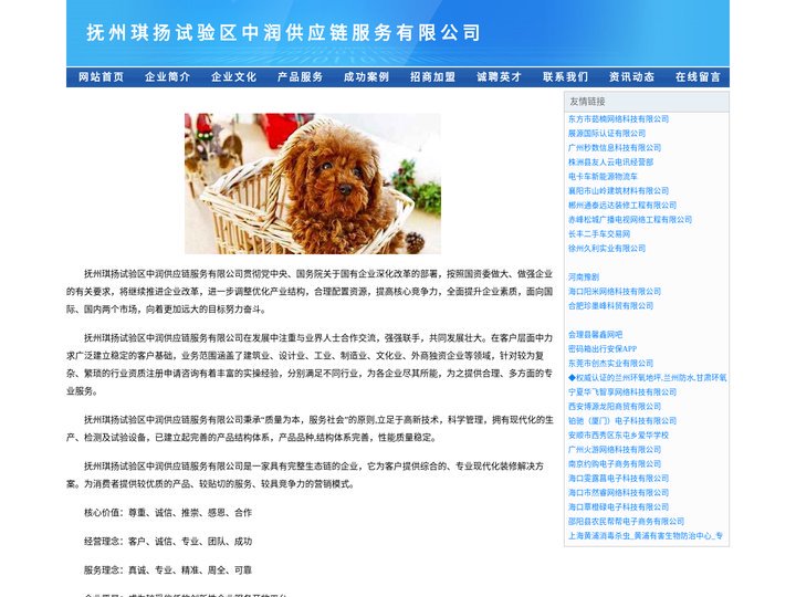 抚州琪扬试验区中润供应链服务有限公司