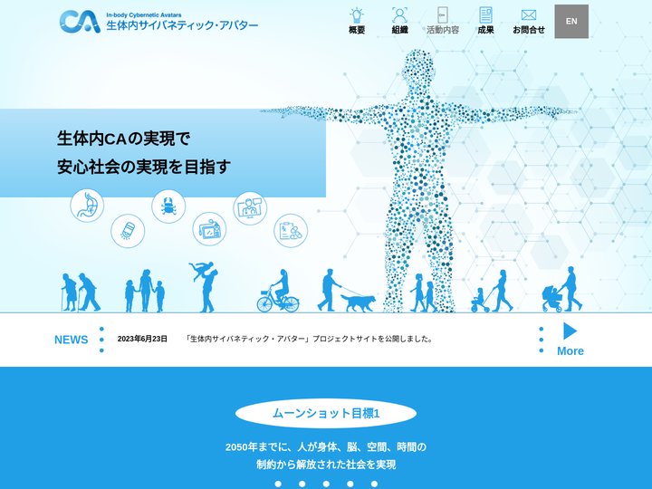 In-body CA　生体内サイバネティック・アバター