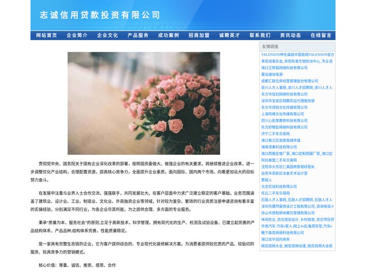 志诚信用贷款投资有限公司