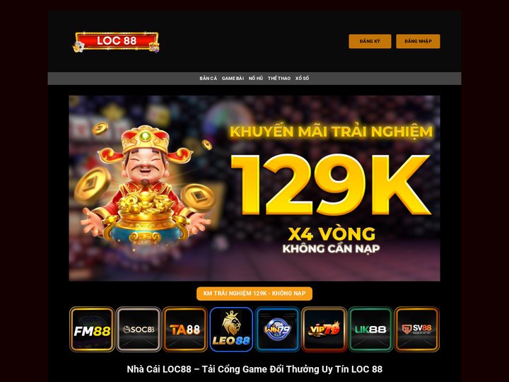 Nhà Cái LOC88 - Tải Cổng Game Đổi Thưởng Uy Tín LOC 88