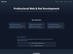 Webrium | Web & Telegram Bot Development