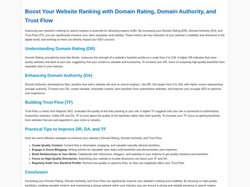 Boost Your Website Ranking with Domain Rating, Domain Author