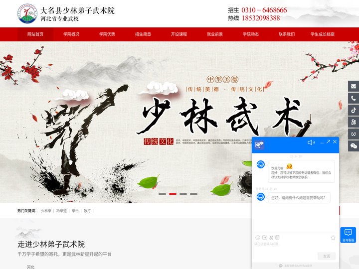 大名县少林弟子武术院