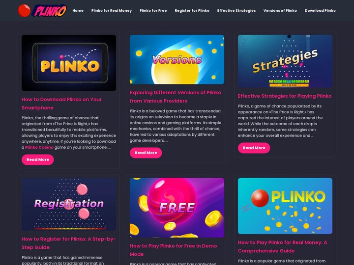 Plinko is a profitable and simple bouncing ball game