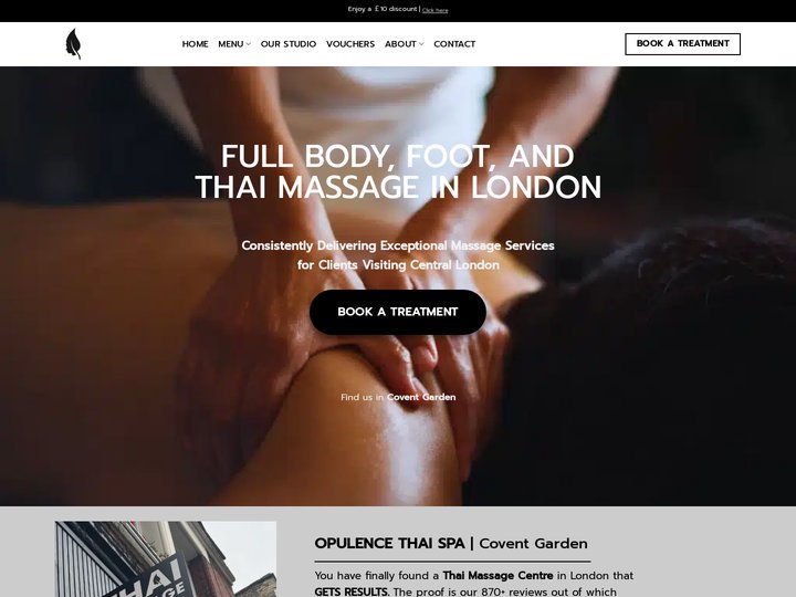 OPULENCE THAI SPA | Full Body, Foot, and Thai Massage in Lon